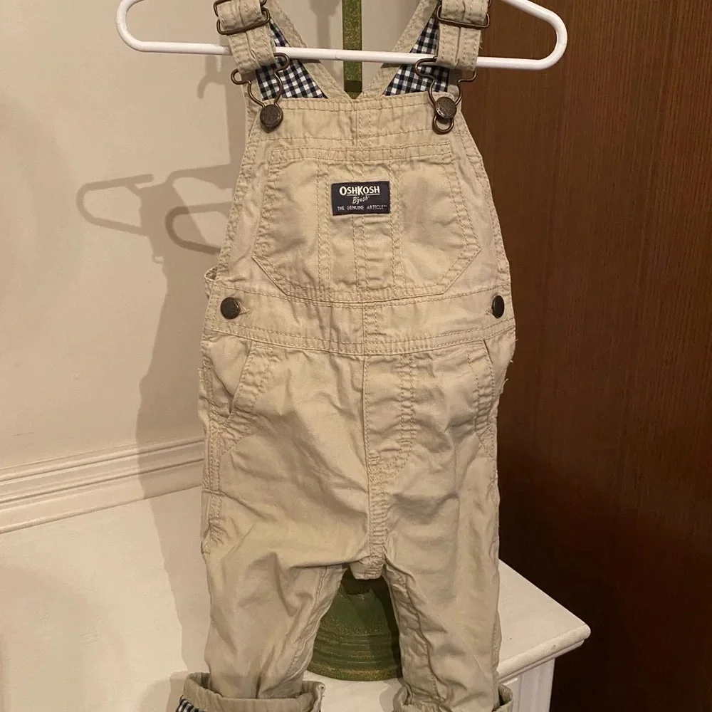 Oshkosh B’Gosh Khaki Overalls